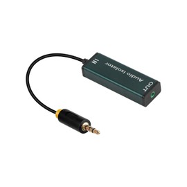 YANBORONSN 3.5mm Noise Lsolator, Ground Loop Lsolator, Automotive Amplifier Noise Filter，hum Eliminator，for Stereos Places Such as car Stereos and Home Stereos