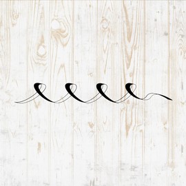 Ribbon Wall Decals Silhouette - Ribbon Wall Stickers - Text Banner Room Decor for Boys Girls Kids Room Bedroom Laptop Water Bottle Car Window Decals DWSV5743