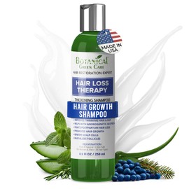 Hair Loss Therapy Shampoo for Thinning Hair, Sulfate‑Free, Strengthening & Volumizing, DHT Blocker, Color Safe Made in USA