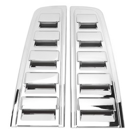 2PCS Car Tail Light Trim Frame Electroplating Bright Glossy Rust Proof Replacement For Hummer H2 2003‑2009