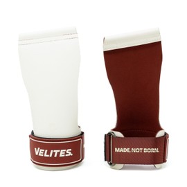 Velites I Hand Grips Quad Ultra Chalk Free I for Crosstraining or Gym Athletes I Improve Your Results and Get Your Goals I Discover Our Sizes and Colours. (White, XL)