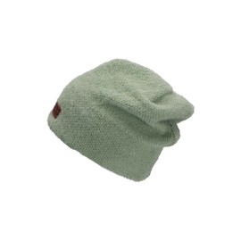 Sterntaler Girls' Slouch Beanie Plain Hat, Green