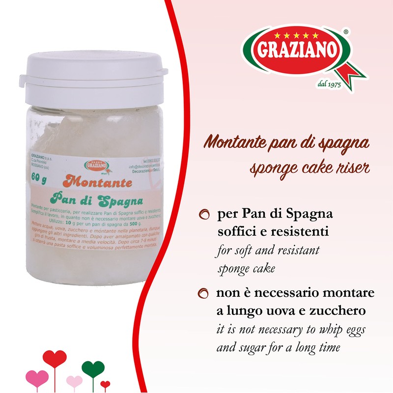 Graziano, Montante per Pan di Spagna in Polvere, Montante per