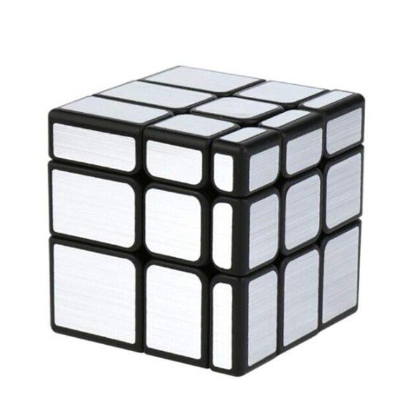 CuberSpeed Cubing Classroom Meilong Mirror 3x3 Silver Magic Cube Moyu MoFang JiaoShi Meilong 3x3 Silver Mirror Blocks Speed Cube