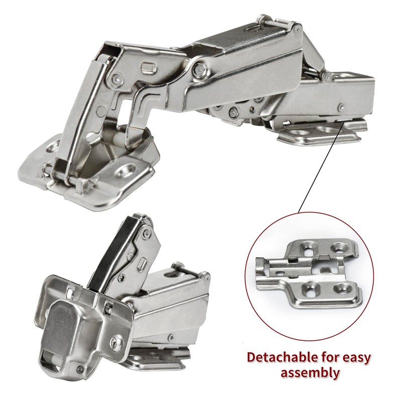 BADALU 175 Degree Kitchen Cabinet Hinges (1 Pair, 2 PCS)