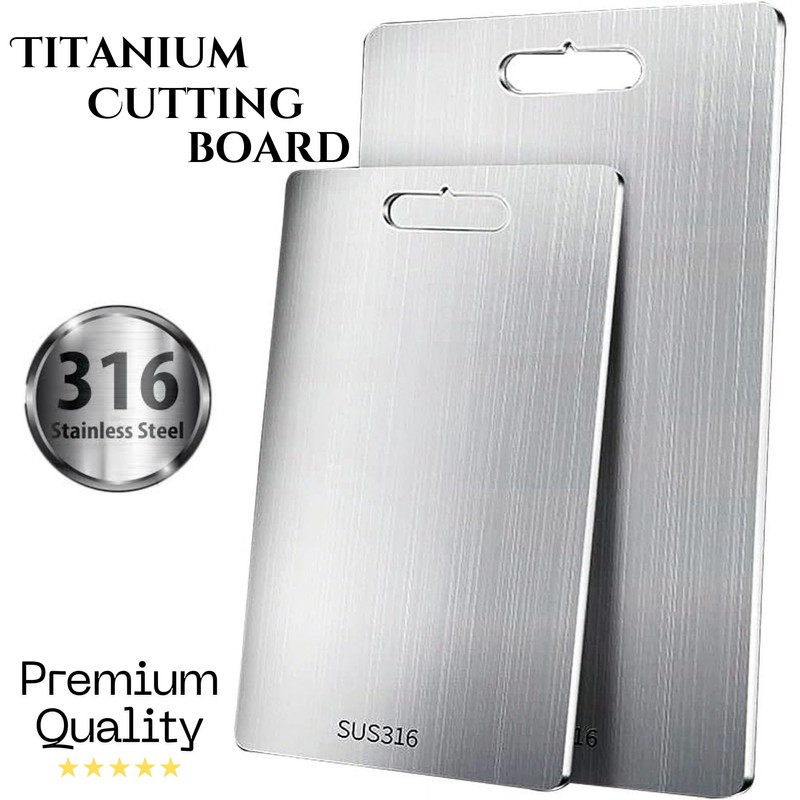 SUS 316 Titanium Cutting Board 100% Pure Titanium Cutting Boards