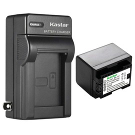 Kastar 1-Pack BP-727 BP727 Battery and AC Wall Charger Compatible with Canon VIXIA HF R500 HFR500, VIXIA HF R600 HFR600, VIXIA HF R700 HFR700, VIXIA HF R800 HFR800, LEGRIA HF M36 HFM36 Cameras