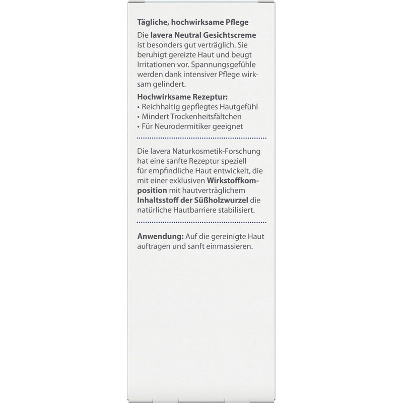 lavera Neutral Face Cream, Sensitive & Moisturising, 50 ml