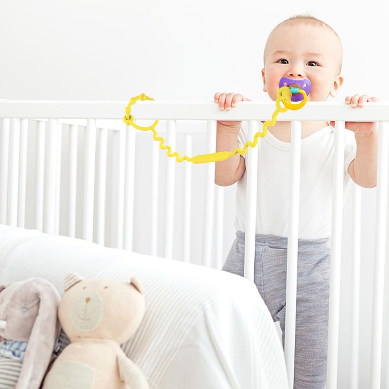 Toy Straps for Baby, Silicone Toy Straps for Stroller, Toy