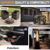 PatioGem 12FT 1/2 inch Natural Gas Hose with Quick Connect