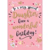 Piccadilly Greetings Modern Birthday Card Daughter - 9 x 6
