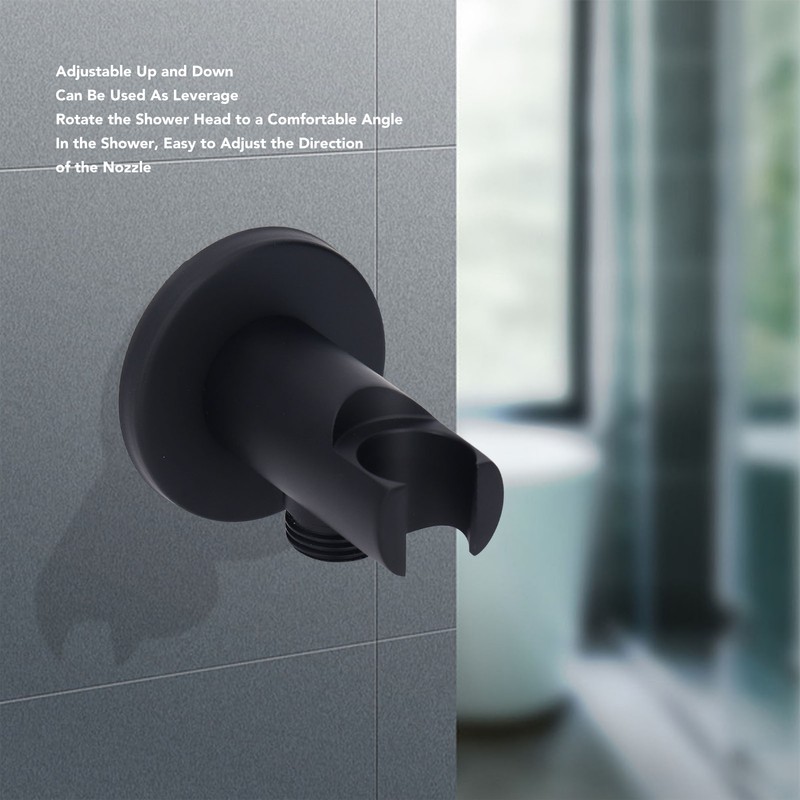 Shower Head Holder Adjustable Copper Handheld Shower Wand Holder for