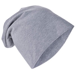 Miobo unisex jersey slouch beanie, long, plain colour, cotton, adults, babies, children