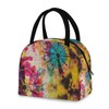 ZZKKO Tie Dye Lunch Bag Box Tote Organizer Lunch Container