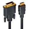 deleyCON 15 m HDMI to DVI Cable DVI-D DVI-I High