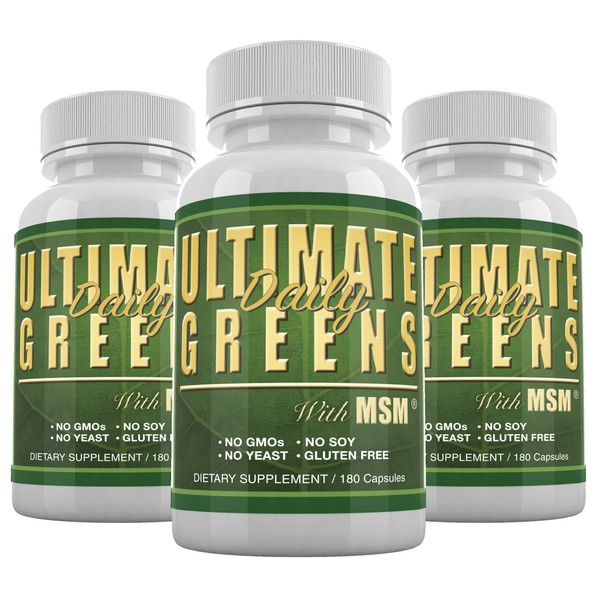 Daily Health, Ultimate Greens 540 Capsules, 1925mg