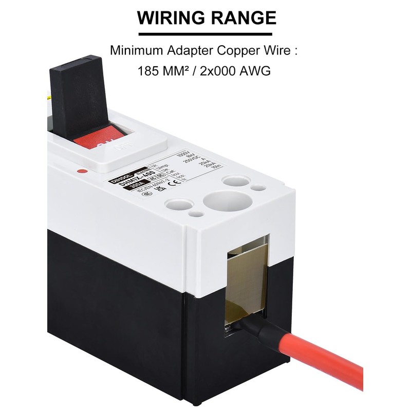 DIHOOL 300 Amp Heavy Duty Battery Disconnect Switch, DC Circuit