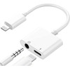 FazeeXone 2 in 1 Headphone Jack & Charging Adapter for