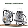 0470-361 Carburetor Carb w/Diaphragm Cover for Arctic Cat 400 2x4/4x4