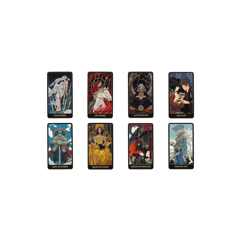 ニチユー(Nichiyu) タロットカード 占い ライダー版 78枚 正規輸入品 浮世タロット UKIYO TAROT 儚さの中に、美しさを見つけるタロット