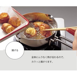 Miyazaki Seisakusho Kitchen Supplies/Dishes Frying Snow Pans, 18cm, Clear