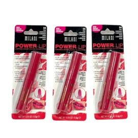 Milani Power Lip Gloss (04 Pink Lemonade) (0.09oz/2.5g) Lot Of 3 NEW Seen Pics