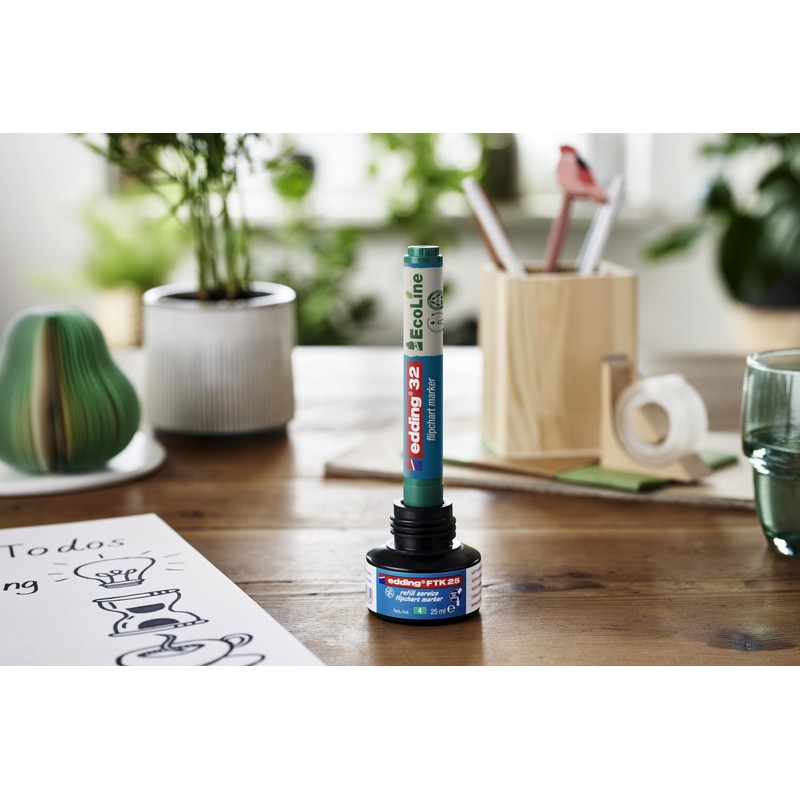 edding 31 EcoLine flipchart marker - red - box of