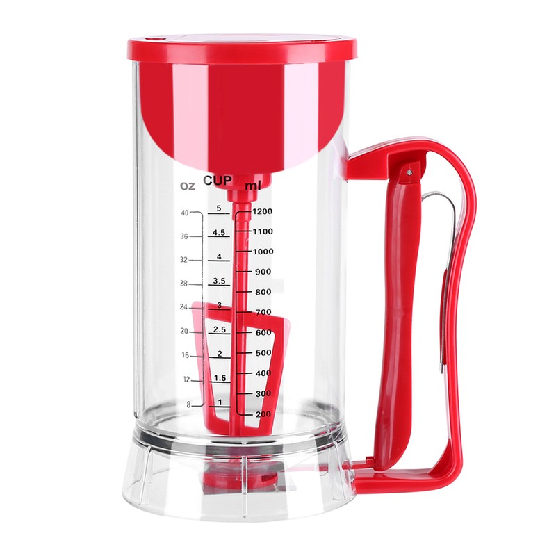 Cordless Electric Battery Powered Mixer Dispenser Pancake Cupcake Waffle Batter