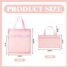 2 Pieces Mesh Tote Bag, Large Capacity Storage Bag, Portable