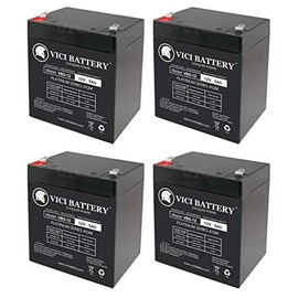 VICI Battery 12V 5AH Battery for Razor PowerRider 360 Electric Tricycle - 4 Pack Brand Product