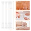 Bra Straps 6 Pairs Transparent Bra Straps 27-55 cm Adjustable