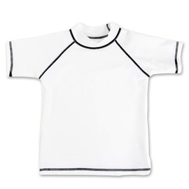 Teddy Kids392 Rash Guard, Kids, Boys, Girls, Short Sleeve, Amphibious, Sunburn Protection, white