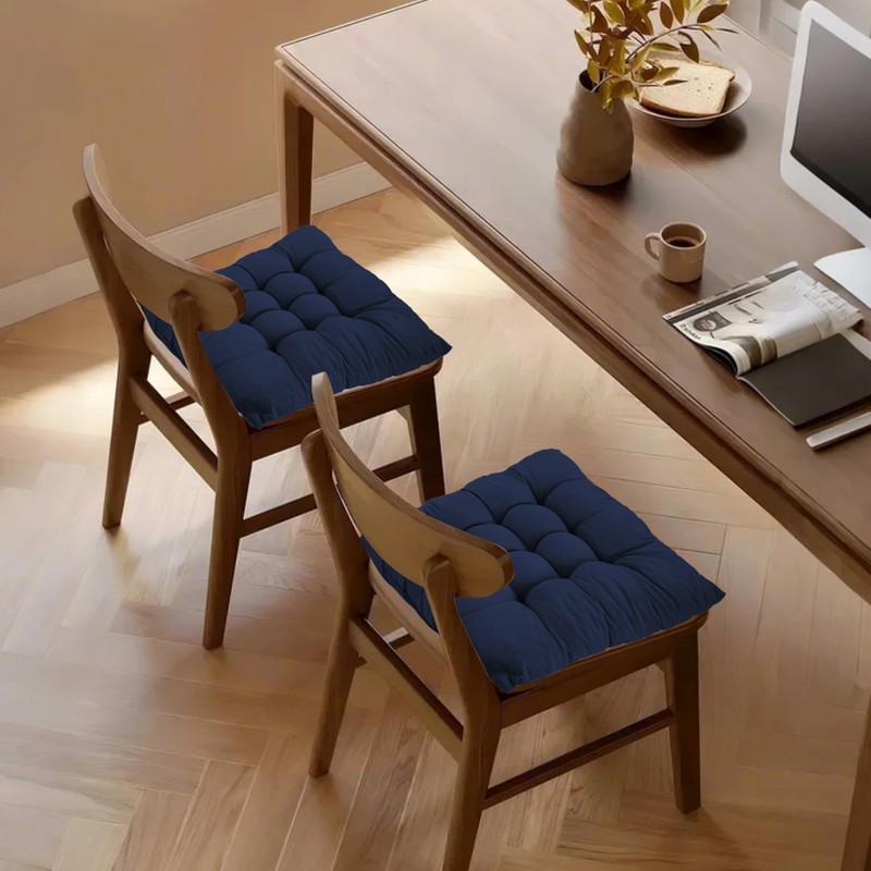 ELFJOY 4 Pack Chair Cushions for Dining Chairs 17x17 inch