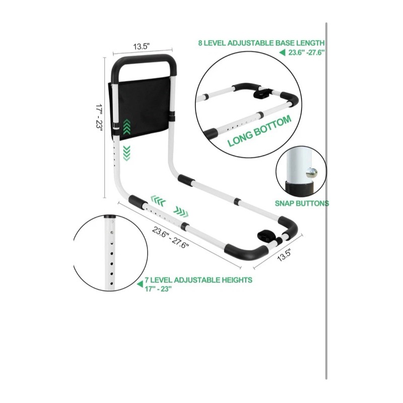 Reliancer Bed Safety Rail for Elderly Adult Motion Light &