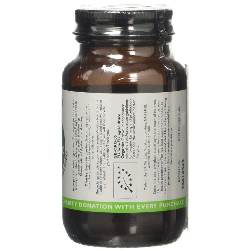 Organic Turmeric 400mg: 30 Veg Caps