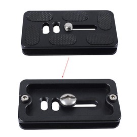 iShoot 70mm Camera Quick Release Plate QS-70 with 1/4" Screw Compatible with Arca-Swiss Fit Tripod Ball Head Panning Head Panorama Head Panoramic Head Clamp