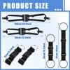 Sadnyy 6 Pack Luggage Straps for Suitcases, Adjustable Travel Belt