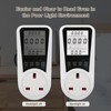 LCD Display Electricity Usage Power Meter Socket Energy Watt Voltage