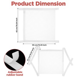 2 Stück Schuhtasche Reise, Schuhbeutel Reise Staubdichte & Wasserfeste Schuhtasche mit Griff, Ideal für Reise, Fitness & Aufbewahrung, Polyester Mesh Organizer 40 x 40cm für Damen/Herren