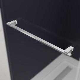 YTTSOYTS Glass Shower Door Handle Towel Bar 540MM Stainless Steel Sliding Shower Door Handle Replacement for Commercial and Residential Glass Doors Brushed Silver