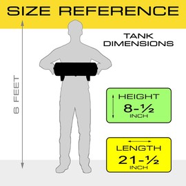 Vixen Horns 2.5 Gallon (9.5 Liter) 7 Ports Train/Air Horn Tank System/Kit 200 PSI with Gauge,Pressure Switch,Drain and Safety Valve,Compression Fitting,Male Plug,Hose,Thread Sealant VXT2500