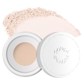 Honey Beauty Silky Face Powder (02 Beige) Pressed Powder, Loose Powder, Fine Particles, Powder, Uneven Pore Cover, Sebum Adsorption, Skin Tone Correction, Dullness, Transparency, Smooth & Shiny