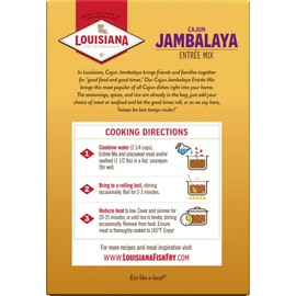 Louisiana Fish Fry Products Cajun Jambalaya Entree Mix, 8 oz (Pack of 12)