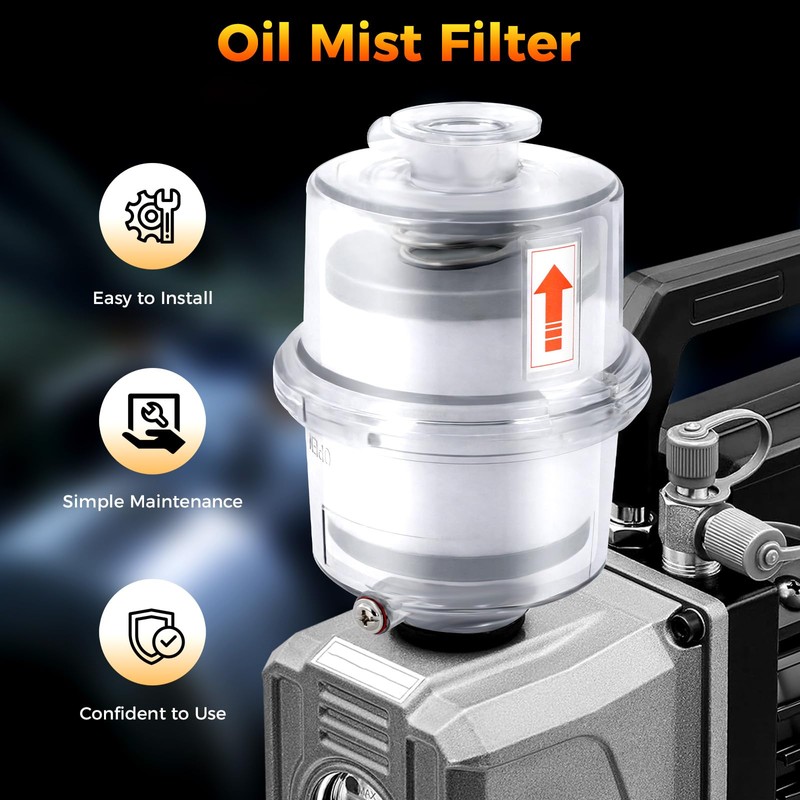 KF25 Oil Mist Filter, Vacuum Pump Exhaust Oil Mist Filter