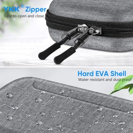 Fintie Carrying Case for Backbone One Mobile Gaming Controller - [Shockproof] Hard Shell Protective Cover Travel Bag with Inner Pocket (Gray)