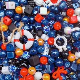 Acrylic Beads Mix(16mm)-Beading making-Bead Assortmens-DIY:_Sailor_650ml
