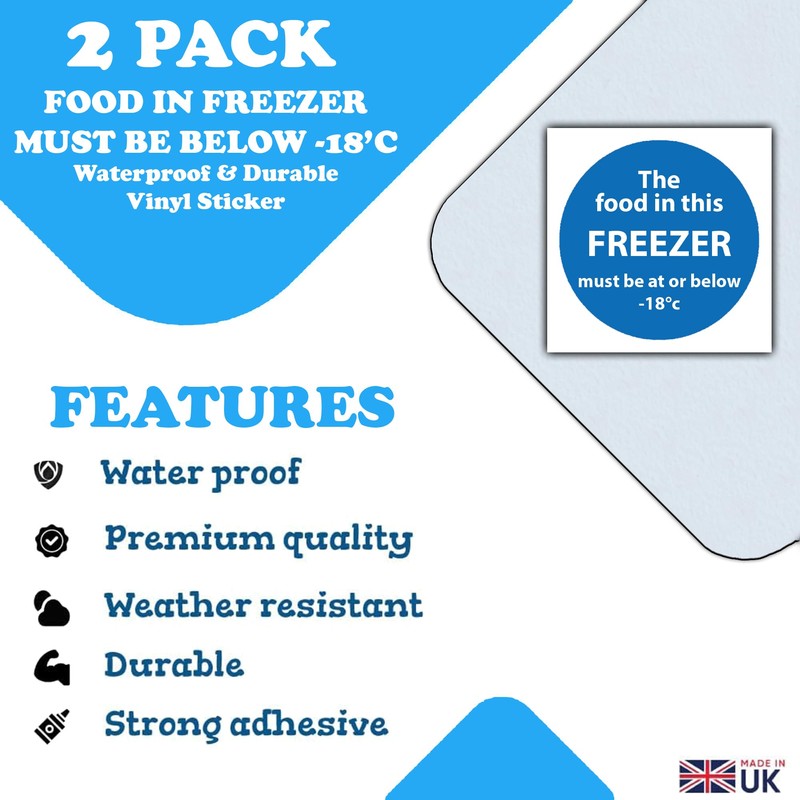 2-Pack - The Food in This Freezer Must be at