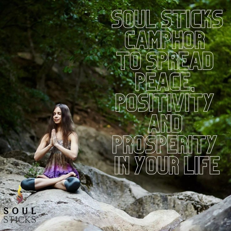 SOUL STICKS Natural Camphor Blocks Pure Camphor Tablets for Aromatherapy