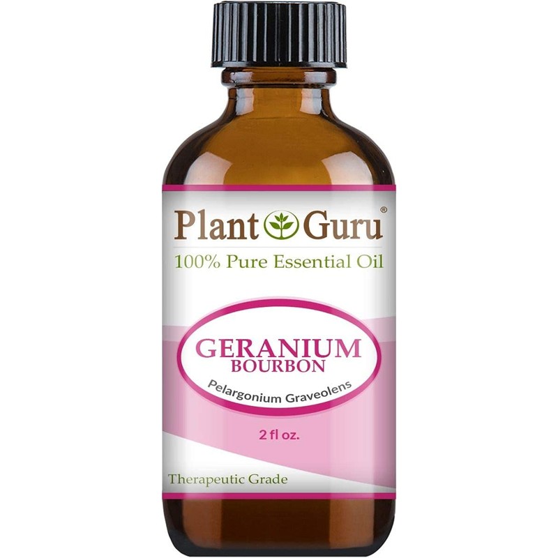 Geranium Bourbon Essential Oil 2 oz 100% Pure Undiluted Therapeutic