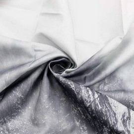 Riyidecor Extra Wide National Parks Mountain Clawfoot Tub Shower Curtain 108Wx72H Inch 19 Pack Metal Hooks Scenery Foggy Home Decor Smokey Forest Tree Cliff Outdoor Photo Decor Fabric Bathroom